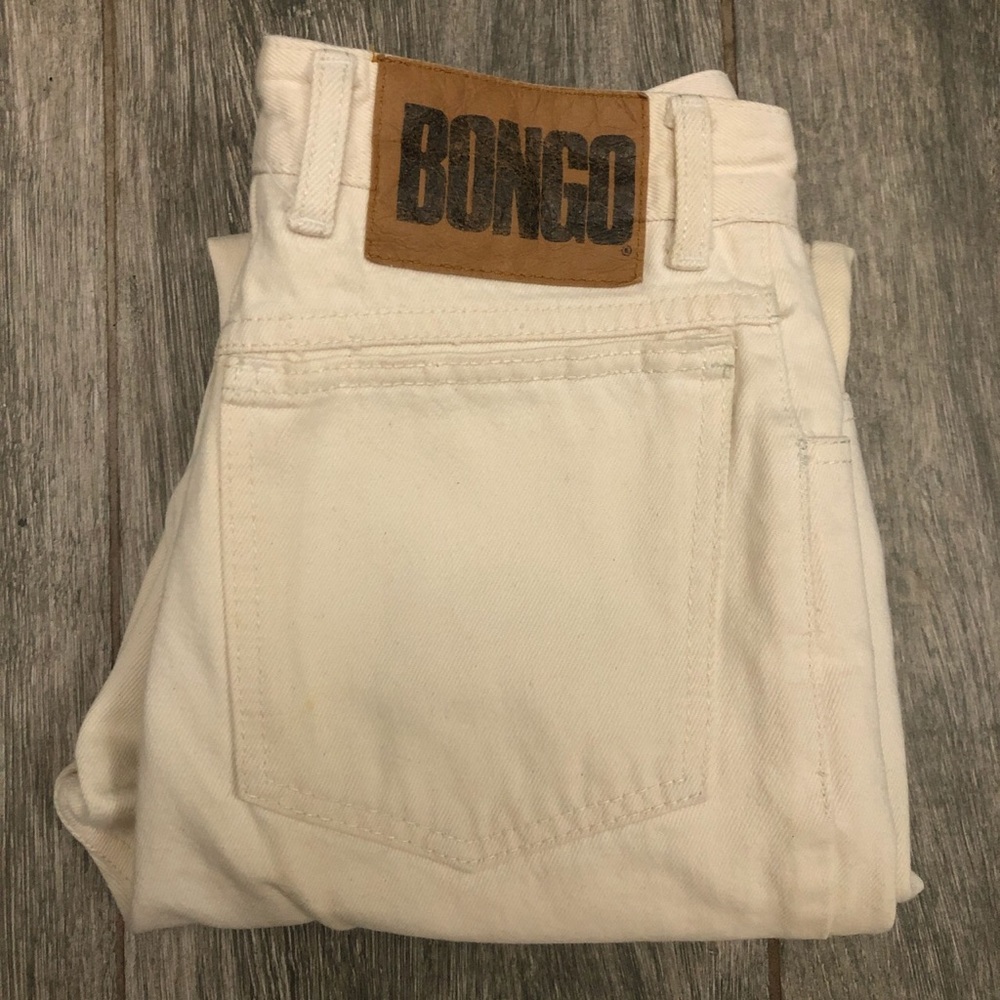 Vtg Bongo Cream Vanilla High Waisted Jeans